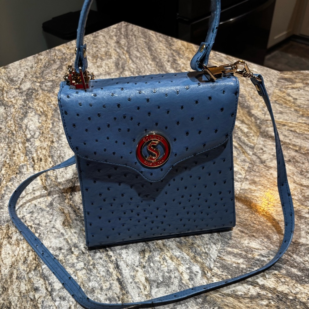Stauer blue bag
